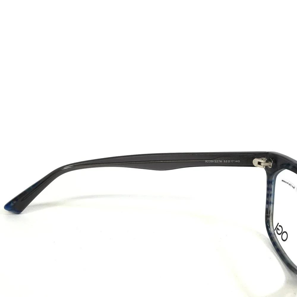 OGI Evolution Eyeglasses Frames 9239/2276 Blue Gray Tortoise Cat Eye 52-17-140